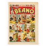 Beano 247 (1944) Xmas Issue. Bright cover, two horizontal ¼ ins spine tears. Some edge wear [vg]