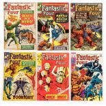 Fantastic Four (1964-69) 32, 40, 43, 59, 75, 82. All cents copies. 82 [fn-], balance [vg/vg+] (6).