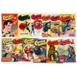 Captain Marvel Jr. (1953-54 L. Miller) 11-22. Nos 7, 21 [vg], 12, 18 [vg-fn], balance [fn/vfn-]