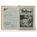 Bullseye (Jan-Oct 1933) 105-143. In worn bound volume. Thrilling Detective Stories. Starring The