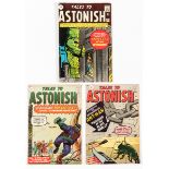 Tales To Astonish (1962-63) 34 [vg-], 37 [vg-], 41 [vg+] (3). No Reserve