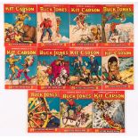 Cowboy Comics (Picture Library) (1950s) 86-96. Starring Kit Carson and Buck Jones [fn-/fn] (11)