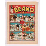 Beano No 22 (1938). Bright covers, cream pages with some minor spine and edge tears [fn-]