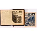 Detective Weekly (1934) 66-87, (1935) 124-149. In two bound volumes including Agatha Christie's