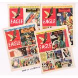 Eagle Vol. 5 (1954) 1-52. Starring Dan Dare in Operation Saturn and Prisoners of Space. Some