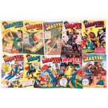 Master Comics (1950s) 66-75. Fawcett/L. Miller. Starring Cap Marvel Jr, Nyoka Jungle Girl, Tom Mix