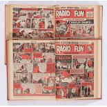 Radio Fun (1958) 1004-1055. Complete year in two bound volumes. Publisher's file copies. Starring