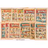 Beano (1953-55, 1957-58+). 1953: 549, 580, 604, 607. 1955: 680-686. 1957: 783-806 incl. Fireworks