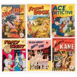 Streamline No 1s (1950s). All-Top 1 (incl Phantom Lady, Blue Beetle, Jo-Jo), Ace Detective 1,