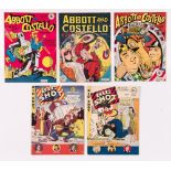 Abbott and Costello 1 and two n.n.'s with Big Shot 1, 2. Full colour reprints of Sparky Watts, Dixie