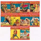 Cowboy Comics (Picture Library) (1950s) 100-109. Starring Kit Carson, Billy The Kid, Buck Jones. 107