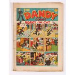 Dandy Comic 18 First April Fool. Worn spine and edges [gd]