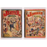 Jester Annual 1 (1936) with Jingles Annual 2 (1937) Reg Parlett and Roy Wilson cover art [vg/vg+] (