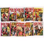 Kid Colt Outlaw 1/- Strato reprints (First series, 1955) 31-40. Maneely and Severin cover art. 68 pg