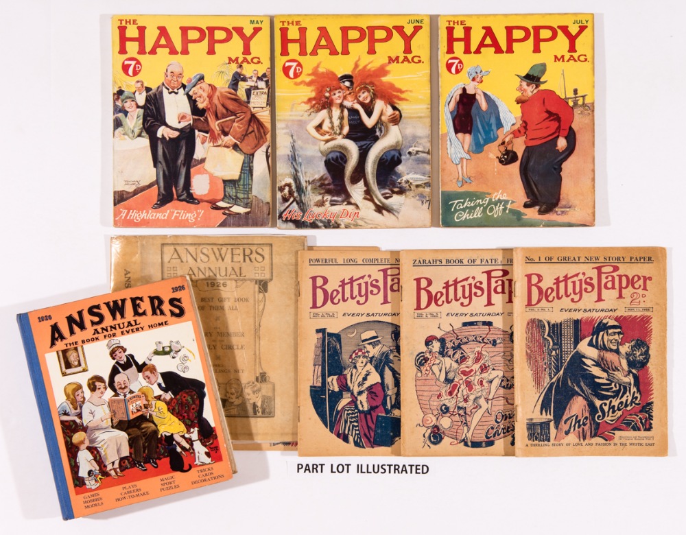 Betty's Paper 1-10 (1922 Hulton/London Publ. Co) 36 page booklets with Stories of Passion,