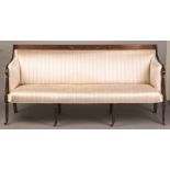 Workshop of Duncan Phyfe Sofa. Workshop of Duncan Phyfe Sofa. Mahogany; swag and tassel and fluted