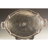 Sterling Silver Tray. Sterling Silver Tray. Monogrammed and engraved on reverse. 117 ozt. 29" x 19".