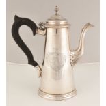 William Partis, English Sterling Silver Lighthouse Coffee Pot. William Partis, English Sterling