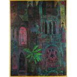 John Altoon (American, 1925-1969) The Cathedral. John Altoon (American, 1925-1969) The Cathedral.