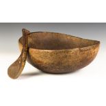 Native American Burl Bowl with Handles. Native American Burl Bowl with Handles. 18th/early 19th