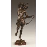 Albert-Ernest Carrier de Belleuse (French, 1824-1887) Bronze Mandolin Player. Albert-Ernest