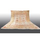 Oushak Oriental Carpet. Oushak Oriental Carpet. Early 20th century. 16' 8" x 12' 10". Nice, even