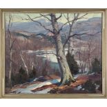 Emile Albert Gruppe (American, 1896-1978) "Vermont Landscape". Emile Albert Gruppe (American, 1896-