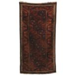 Balouch Oriental Rug. Balouch Oriental Rug. C. 1900. 5' 8" x 3'. A Private Rochester, NY Collection.