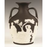 Wedgwood Portland Vase. Wedgwood Portland Vase. Ht. 10" Dia. 7 1/2". Estate of Frances Cruikshank,