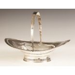 John Moore, Dublin, Irish Sterling Silver Cake Basket. John Moore, Dublin, Irish Sterling Silver