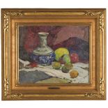 George Renouard (American, 1884-1954) Still Life of Fruit and Vase. George Renouard (American,