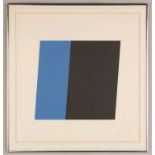 Ellsworth Kelly (American, 1923-2015) Blue and Black Square. Ellsworth Kelly (American, 1923-2015)