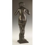 Mario Korbel (Czech/American, 1882-1954) Bronze of a Nude Woman. Mario Korbel (Czech/American,