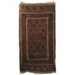 Balouch Oriental Rug. Balouch Oriental Rug. Early 20th century. 6' x 3' 2". A Private Rochester,