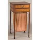 Fine Sheraton Two Drawer Sewing Stand. Fine Sheraton Two Drawer Sewing Stand. C. 1800. Inlay and