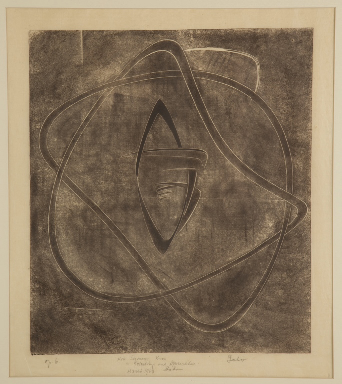 Naum Gabo (British/Russian, 1890–1977) "Opus 6". Naum Gabo (British/Russian, 1890–1977) "Opus 6".