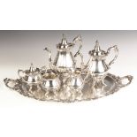 Wallace Grand Baroque Silver Plate Tea Service. Wallace Grand Baroque Silver Plate Tea Service. Max.