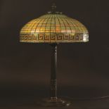 Tiffany Studios Greek Key Lamp.