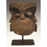 Bangwa Night Mask. Bangwa Night Mask. Early 20th century. 11" x 11". Original surface, some age