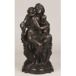 Albert Ernest Carrier Belleuse (French, 1824-1887) Mother and Child. Albert Ernest Carrier