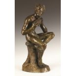 Anna Coleman Ladd (American, 1878 - 1939) "Forest Pan" Bronze. Anna Coleman Ladd (American, 1878 -