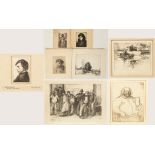 Group of George Renouard (American, 1884-1954) Etchings. Group of George Renouard (American, 1884-