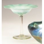 Tiffany Pastel Compote. Tiffany Pastel Compote. Early 20th century. Signed LCT Favrile 1702. Ht.