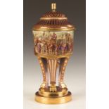 Royal Vienna Potpourri Urn. Royal Vienna Potpourri Urn. Hand painted porcelain with gilding. "