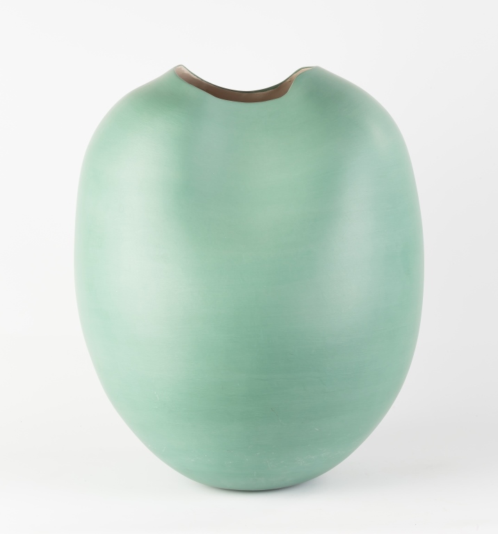 Jacquie Stevens (American, B. 1949) Coil Pot.c. 1986.Ht. 20" W 16".Wheelwright Gallery. Estate of