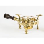 French Brass Brazier.c. 1750.Ht. 5" L 13".An East Aurora, NY Estate.Online bidding available: