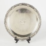 Tiffany & Co. Sterling Silver Tray - English King Pattern.Monogrammed. 30 ozt.Some surface