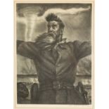 John Steuart Curry (American, 1897-1946), "John Brown".Signed in pencil lower right, John Steuart