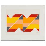 Larry Zox (American, 1936–2006) Screen-print.Signed lower right in pencil, Zox and #22/75. Screen-