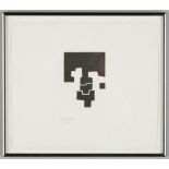 Eduardo Chillida (Spanish, 1924-2002) "Bois IV".c. 1975. Signed lower left in pencil, E. Chillida.